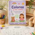 Ebook: Coloreo y me Calmo. Actividades infantiles para emociones y calma